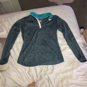 Nike running long-sleeved zip up shirt